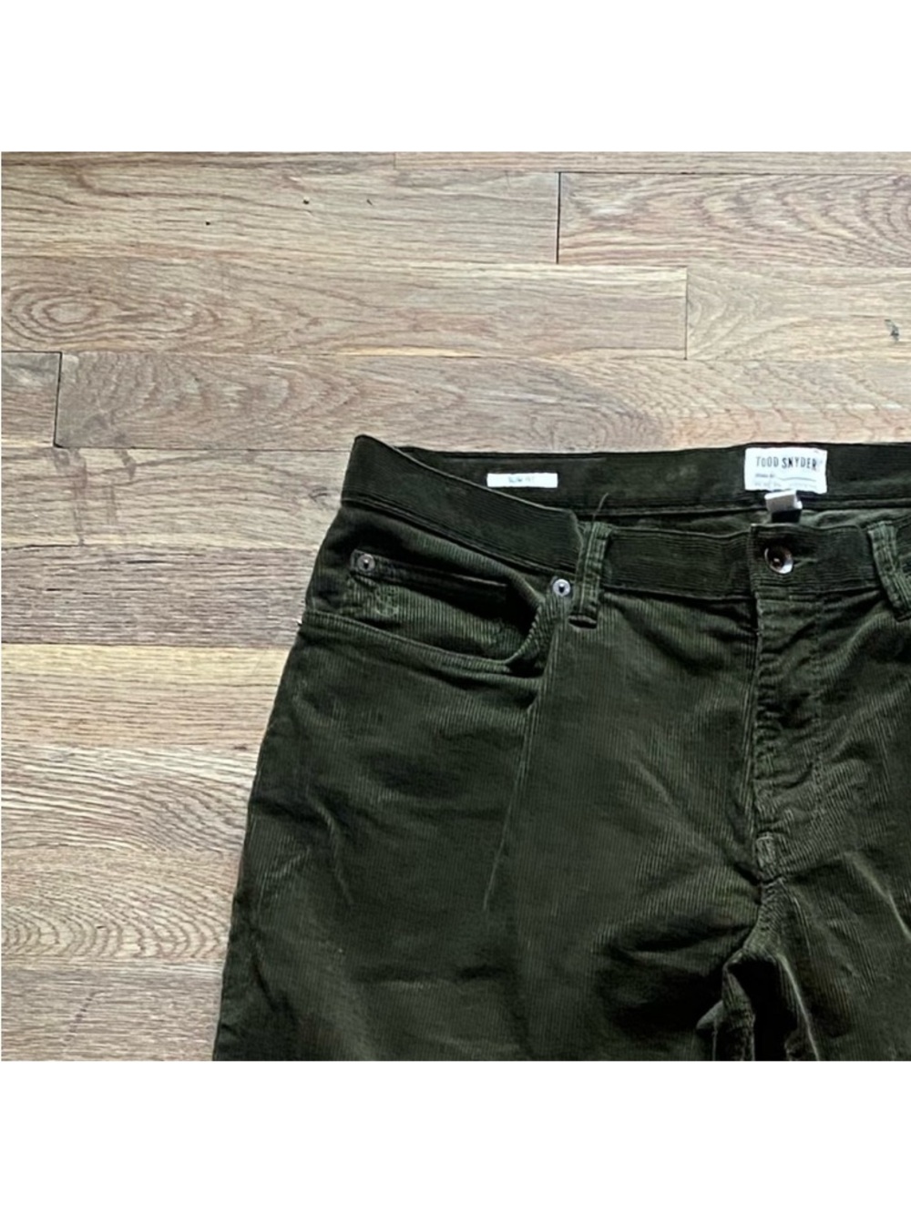 Todd Snyder Straight 5 Pocket Corduroy 34x30 - Picture 10 of 16